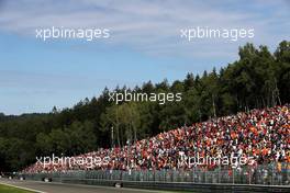 Circuit atmosphere - fans. 28.08.2022. Formula 1 World Championship, Rd 14, Belgian Grand Prix, Spa Francorchamps, Belgium, Race Day.