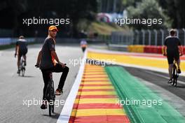 Daniel Ricciardo (AUS) McLaren rides the circuit. 25.08.2022. Formula 1 World Championship, Rd 14, Belgian Grand Prix, Spa Francorchamps, Belgium, Preparation Day.
