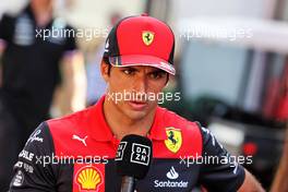 Carlos Sainz Jr (ESP) Ferrari. 25.08.2022. Formula 1 World Championship, Rd 14, Belgian Grand Prix, Spa Francorchamps, Belgium, Preparation Day.