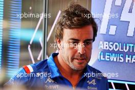Fernando Alonso (ESP) Alpine F1 Team. 25.08.2022. Formula 1 World Championship, Rd 14, Belgian Grand Prix, Spa Francorchamps, Belgium, Preparation Day.