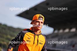 Lando Norris (GBR) McLaren. 25.08.2022. Formula 1 World Championship, Rd 14, Belgian Grand Prix, Spa Francorchamps, Belgium, Preparation Day.