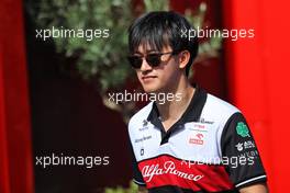 Guanyu Zhou (CHN) Alfa Romeo F1 Team. 25.08.2022. Formula 1 World Championship, Rd 14, Belgian Grand Prix, Spa Francorchamps, Belgium, Preparation Day.