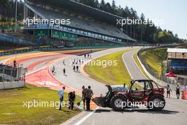 Circuit atmosphere - preparations. 25.08.2022. Formula 1 World Championship, Rd 14, Belgian Grand Prix, Spa Francorchamps, Belgium, Preparation Day.