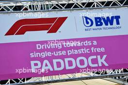 Paddock atmosphere - Plastoc free pledge. 25.08.2022. Formula 1 World Championship, Rd 14, Belgian Grand Prix, Spa Francorchamps, Belgium, Preparation Day.