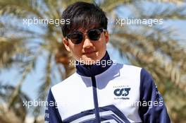 Yuki Tsunoda (JPN) AlphaTauri. 18.03.2022. Formula 1 World Championship, Rd 1, Bahrain Grand Prix, Sakhir, Bahrain, Practice Day