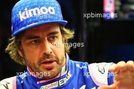 Fernando Alonso (ESP) Alpine F1 Team. 18.03.2022. Formula 1 World Championship, Rd 1, Bahrain Grand Prix, Sakhir, Bahrain, Practice Day