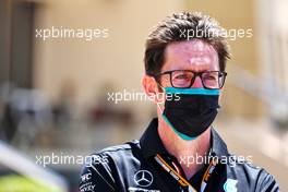 Andrew Shovlin (GBR) Mercedes AMG F1 Trackside Engineering Director. 18.03.2022. Formula 1 World Championship, Rd 1, Bahrain Grand Prix, Sakhir, Bahrain, Practice Day