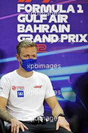 Kevin Magnussen (DEN) Haas F1 Team in the FIA Press Conference. 18.03.2022. Formula 1 World Championship, Rd 1, Bahrain Grand Prix, Sakhir, Bahrain, Practice Day
