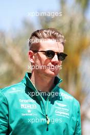 Nico Hulkenberg (GER) Aston Martin F1 Team Reserve Driver. 18.03.2022. Formula 1 World Championship, Rd 1, Bahrain Grand Prix, Sakhir, Bahrain, Practice Day
