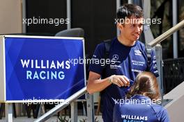 Alexander Albon (THA) Williams Racing. 18.03.2022. Formula 1 World Championship, Rd 1, Bahrain Grand Prix, Sakhir, Bahrain, Practice Day