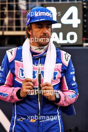 Fernando Alonso (ESP) Alpine F1 Team on the grid. 20.03.2022. Formula 1 World Championship, Rd 1, Bahrain Grand Prix, Sakhir, Bahrain, Race Day.
