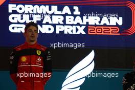 1st place Charles Leclerc (MON) Ferrari. 20.03.2022. Formula 1 World Championship, Rd 1, Bahrain Grand Prix, Sakhir, Bahrain, Race Day.