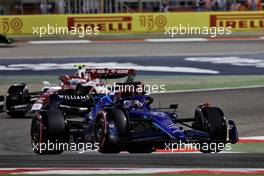 Alexander Albon (THA) Williams Racing FW44. 20.03.2022. Formula 1 World Championship, Rd 1, Bahrain Grand Prix, Sakhir, Bahrain, Race Day.