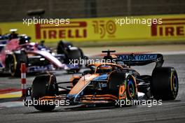 Daniel Ricciardo (AUS) McLaren MCL36. 20.03.2022. Formula 1 World Championship, Rd 1, Bahrain Grand Prix, Sakhir, Bahrain, Race Day.