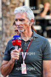 Damon Hill (GBR) Sky Sports Presenter. 19.03.2022. Formula 1 World Championship, Rd 1, Bahrain Grand Prix, Sakhir, Bahrain, Qualifying Day.
