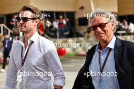 Hermann Tilke (GER) Circuit Designer (Right) with his son Carsten Tilke (GER) Circuit Designer. 20.03.2022. Formula 1 World Championship, Rd 1, Bahrain Grand Prix, Sakhir, Bahrain, Race Day.