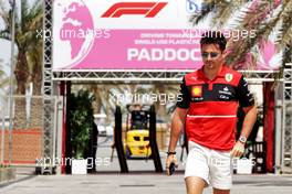 Charles Leclerc (MON) Ferrari. 17.03.2022. Formula 1 World Championship, Rd 1, Bahrain Grand Prix, Sakhir, Bahrain, Preparation Day.
