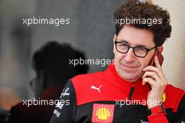 Mattia Binotto (ITA) Ferrari Team Principal. 17.03.2022. Formula 1 World Championship, Rd 1, Bahrain Grand Prix, Sakhir, Bahrain, Preparation Day.