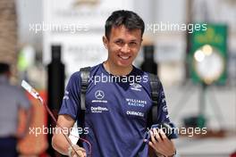 Alexander Albon (THA) Williams Racing. 17.03.2022. Formula 1 World Championship, Rd 1, Bahrain Grand Prix, Sakhir, Bahrain, Preparation Day.