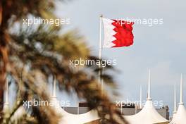 Circuit atmosphere - Bahrain flag. 17.03.2022. Formula 1 World Championship, Rd 1, Bahrain Grand Prix, Sakhir, Bahrain, Preparation Day.