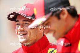 Charles Leclerc (MON) Ferrari and Carlos Sainz Jr (ESP) Ferrari. 17.03.2022. Formula 1 World Championship, Rd 1, Bahrain Grand Prix, Sakhir, Bahrain, Preparation Day.