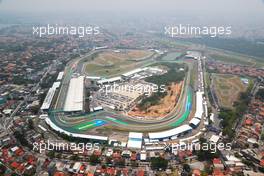 An aerial view of the circuit. 11.11.2022. Formula 1 World Championship, Rd 21, Brazilian Grand Prix, Sao Paulo, Brazil, Qualifying Day.