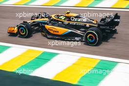 Lando Norris (GBR) McLaren MCL36. 11.11.2022. Formula 1 World Championship, Rd 21, Brazilian Grand Prix, Sao Paulo, Brazil, Qualifying Day.