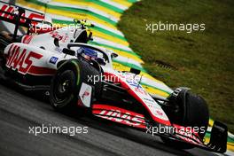 Mick Schumacher (GER) Haas VF-22. 11.11.2022. Formula 1 World Championship, Rd 21, Brazilian Grand Prix, Sao Paulo, Brazil, Qualifying Day.