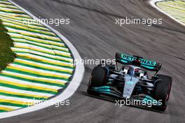 George Russell (GBR) Mercedes AMG F1 W13. 11.11.2022. Formula 1 World Championship, Rd 21, Brazilian Grand Prix, Sao Paulo, Brazil, Qualifying Day.