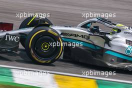 Lewis Hamilton (GBR) Mercedes AMG F1 W13. 11.11.2022. Formula 1 World Championship, Rd 21, Brazilian Grand Prix, Sao Paulo, Brazil, Qualifying Day.