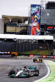 George Russell (GBR) Mercedes AMG F1 W13. 11.11.2022. Formula 1 World Championship, Rd 21, Brazilian Grand Prix, Sao Paulo, Brazil, Qualifying Day.