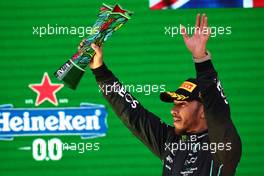 2nd place Lewis Hamilton (GBR) Mercedes AMG F1 W13. 13.11.2022. Formula 1 World Championship, Rd 21, Brazilian Grand Prix, Sao Paulo, Brazil, Race Day.