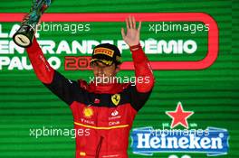Carlos Sainz Jr (ESP), Scuderia Ferrari  13.11.2022. Formula 1 World Championship, Rd 21, Brazilian Grand Prix, Sao Paulo, Brazil, Race Day.