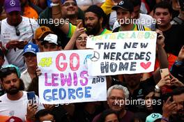 Lewis Hamilton (GBR), Mercedes AMG F1  and George Russell (GBR), Mercedes AMG F1  13.11.2022. Formula 1 World Championship, Rd 21, Brazilian Grand Prix, Sao Paulo, Brazil, Race Day.