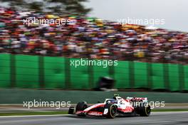 Mick Schumacher (GER) Haas VF-22. 13.11.2022. Formula 1 World Championship, Rd 21, Brazilian Grand Prix, Sao Paulo, Brazil, Race Day.