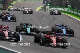 Charles Leclerc (FRA), Scuderia Ferrari  13.11.2022. Formula 1 World Championship, Rd 21, Brazilian Grand Prix, Sao Paulo, Brazil, Race Day.