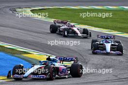 Esteban Ocon (FRA) Alpine F1 Team A522. 13.11.2022. Formula 1 World Championship, Rd 21, Brazilian Grand Prix, Sao Paulo, Brazil, Race Day.