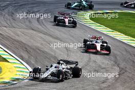 Pierre Gasly (FRA) AlphaTauri AT03. 13.11.2022. Formula 1 World Championship, Rd 21, Brazilian Grand Prix, Sao Paulo, Brazil, Race Day.