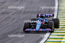 Fernando Alonso (ESP) Alpine F1 Team A522. 13.11.2022. Formula 1 World Championship, Rd 21, Brazilian Grand Prix, Sao Paulo, Brazil, Race Day.