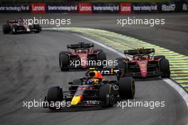 Sergio Perez (MEX) Red Bull Racing RB18.  13.11.2022. Formula 1 World Championship, Rd 21, Brazilian Grand Prix, Sao Paulo, Brazil, Race Day.
