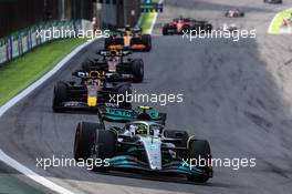 Lewis Hamilton (GBR), Mercedes AMG F1   13.11.2022. Formula 1 World Championship, Rd 21, Brazilian Grand Prix, Sao Paulo, Brazil, Race Day.