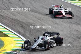 Pierre Gasly (FRA) AlphaTauri AT03. 13.11.2022. Formula 1 World Championship, Rd 21, Brazilian Grand Prix, Sao Paulo, Brazil, Race Day.