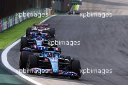 Fernando Alonso (ESP), Alpine F1 Team  13.11.2022. Formula 1 World Championship, Rd 21, Brazilian Grand Prix, Sao Paulo, Brazil, Race Day.