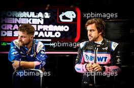 Fernando Alonso (ESP), Alpine F1 Team  12.11.2022. Formula 1 World Championship, Rd 21, Brazilian Grand Prix, Sao Paulo, Brazil, Sprint Day.