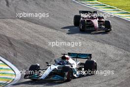 George Russell (GBR) Mercedes AMG F1 W13. 12.11.2022. Formula 1 World Championship, Rd 21, Brazilian Grand Prix, Sao Paulo, Brazil, Sprint Day.