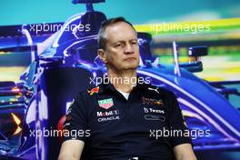 Paul Monaghan (GBR) Red Bull Racing Chief Engineer in the FIA Press Conference. 12.11.2022. Formula 1 World Championship, Rd 21, Brazilian Grand Prix, Sao Paulo, Brazil, Sprint Day.