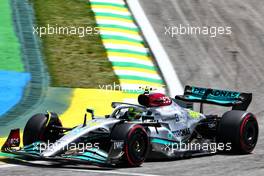 Lewis Hamilton (GBR) Mercedes AMG F1 W13. 12.11.2022. Formula 1 World Championship, Rd 21, Brazilian Grand Prix, Sao Paulo, Brazil, Sprint Day.