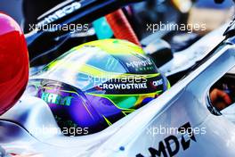 Lewis Hamilton (GBR) Mercedes AMG F1 W13 on the grid. 12.11.2022. Formula 1 World Championship, Rd 21, Brazilian Grand Prix, Sao Paulo, Brazil, Sprint Day.