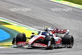 Mick Schumacher (GER) Haas VF-22. 12.11.2022. Formula 1 World Championship, Rd 21, Brazilian Grand Prix, Sao Paulo, Brazil, Sprint Day.
