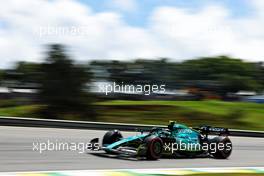 Sebastian Vettel (GER) Aston Martin F1 Team AMR22. 12.11.2022. Formula 1 World Championship, Rd 21, Brazilian Grand Prix, Sao Paulo, Brazil, Sprint Day.